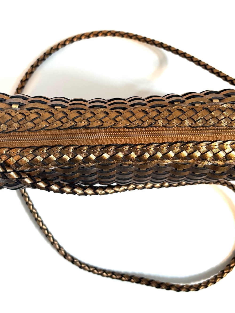 CEM vintage leather woven crossbody - Picture 5 of 9